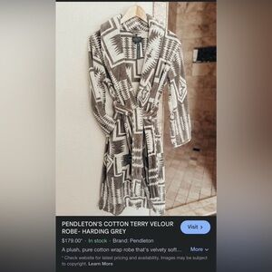 Pendleton robe